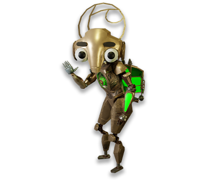 Waving Expendabot from Expendabot game